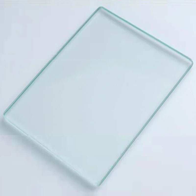 Tempered Glass Grinding Plate with polished edges, ideal for grinding pigments into smooth paints, made from advanced tempered glass for durability and scratch resistance. paint making