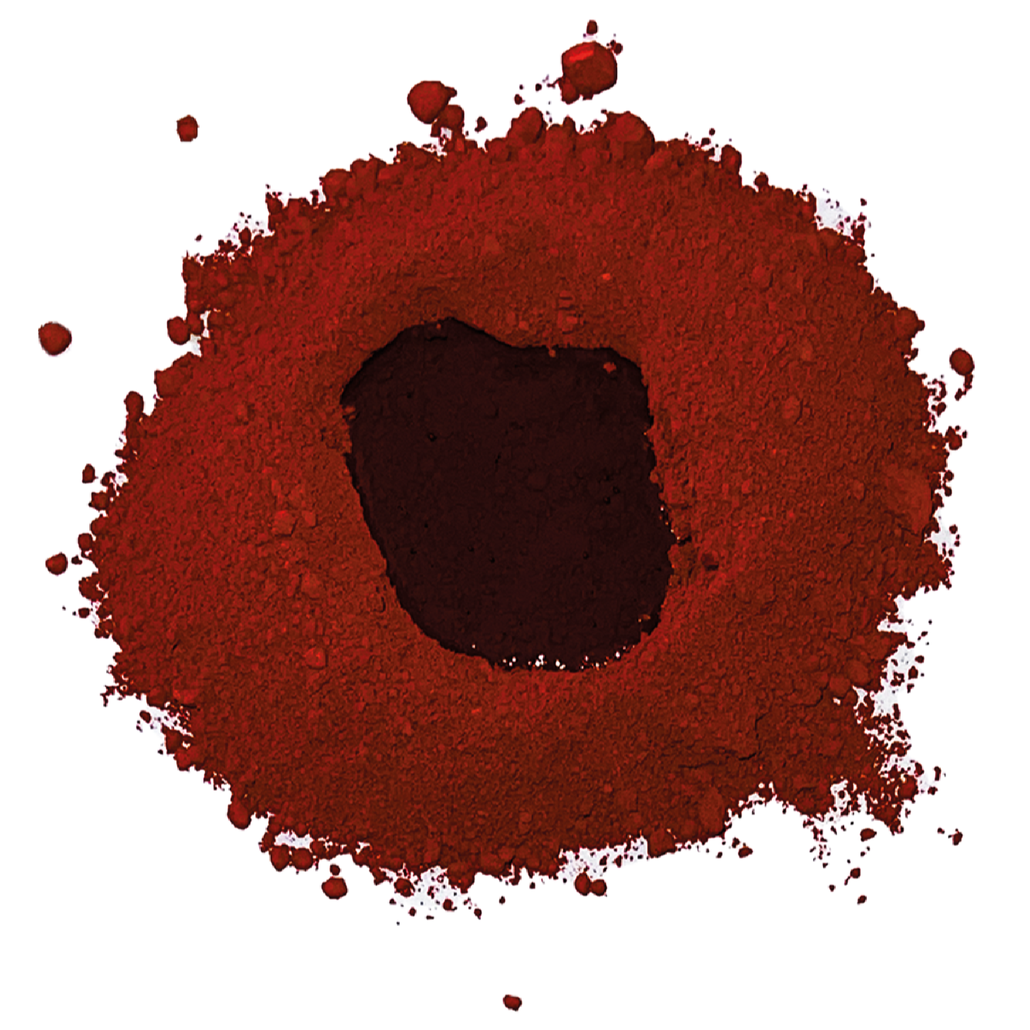 "Pigment ready for mixing in Step 1 of the P9 paint-making process."